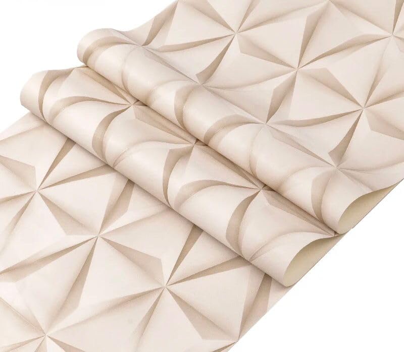SV COLLECTIONS Beige 3D Pattern Decorative Wallpaper, Peel and Stick, Waterproof for Home, Kitchen, Bathroom, Bedroom, Living Room, Dining Room, Office-200 x 45 cm-9 sqft Approx (B0D7CSHLPX) Amazon Price History, Amazon Price Tracker