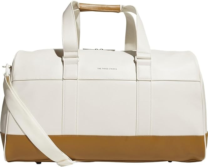 [アディダスゴルフ] ボストンバッグ ホワイト/シルバー adidas（アディダス）の「スリーストライプス ボストンバッグ