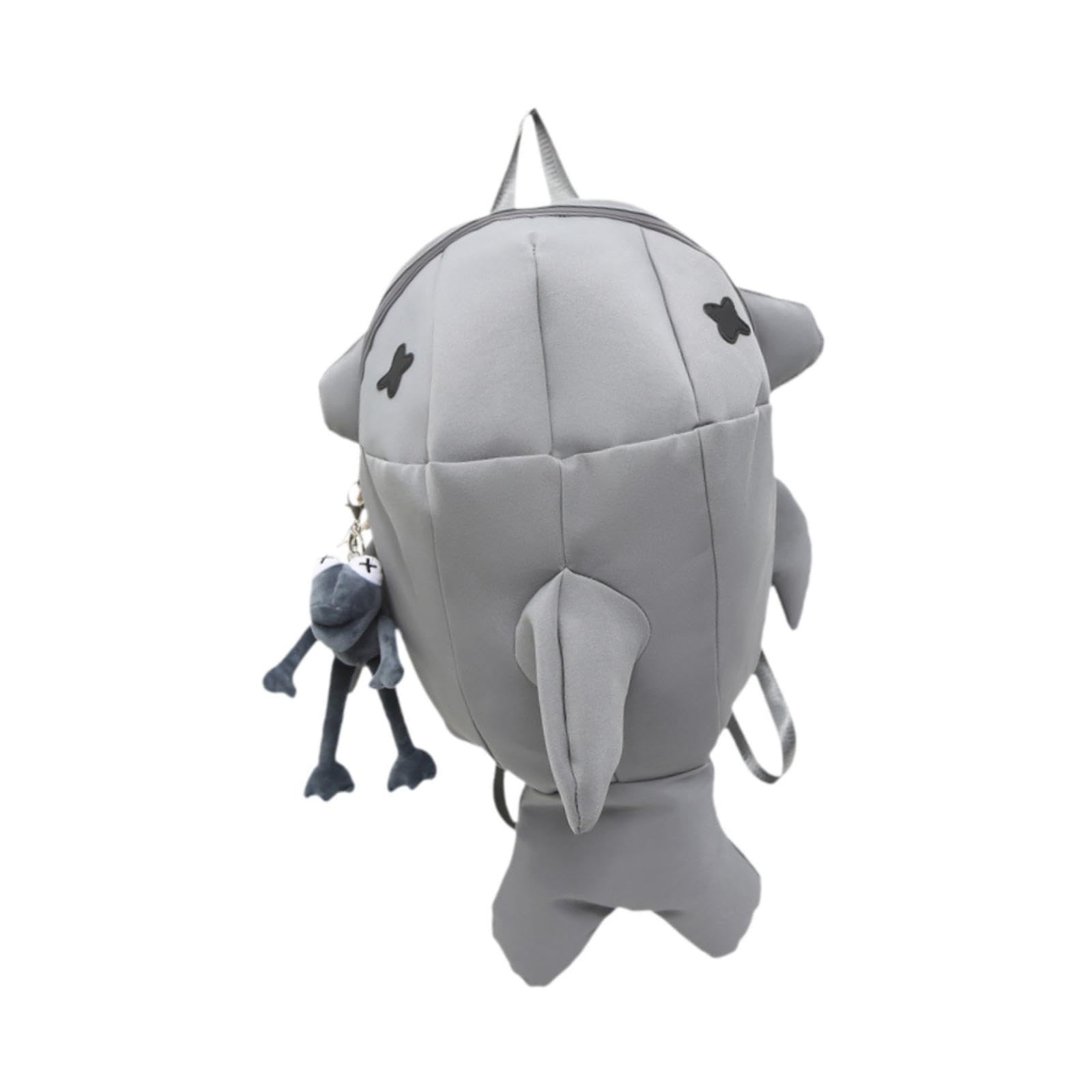 shark backpack cute animal shaped backpack for men women teens kids children gray large| premium | luxury | designer | stylish