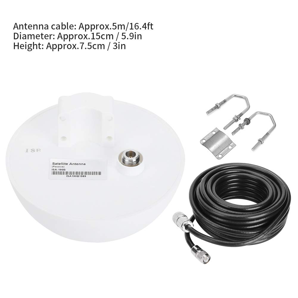 Antena de Mástil Fijo Antena Activa Tipo Hongo de Línea de 5 M para Iridium Marine - 100% Nuevo
