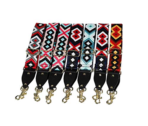 Image of 1.97 inchWide Adjustable Crossbody Bag Strap Replacement All-Match Canvas Strap for Handbags Purse And Shoulder Strap