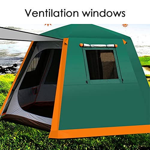 Carpa para Camping YXCKG 3-4 Personas, Ligera, Domo Verde miniatura 4