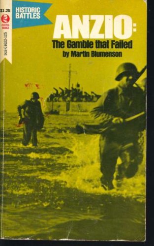 Anzio: The Gamble That Failed B000K6PTOG Book Cover
