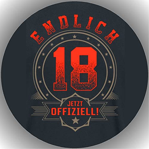 Fondant Tortenaufleger Tortenbild Geburtstag HAPPY BIRTHDAY / 18 GEBURTSTAG/ENDLICH 18 K 40 Fondant Tortenaufleger Tortenbild Geburtstag HAPPY BIRTHDAY / 18 GEBURTSTAG/ENDLICH 18 K 40