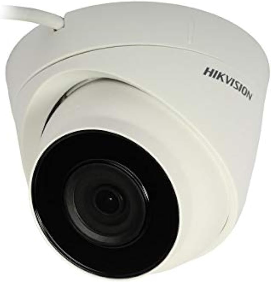HIKVISION Wired 1080p Full HD Pixels 2MP IP Plastic Dome Camera DS-2CD1323G0E-I (White)