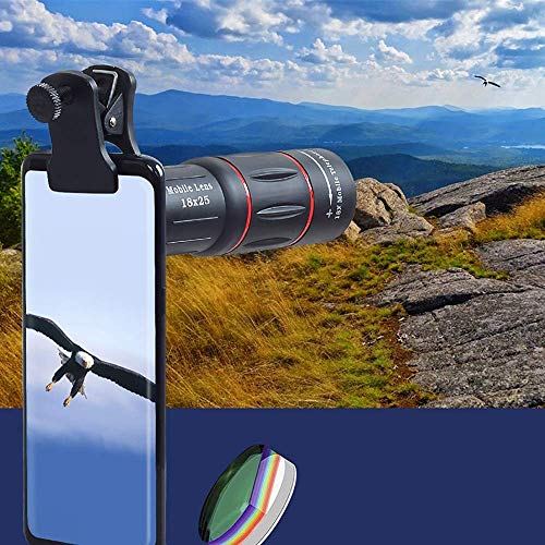 Lente de cámara de teléfono móvil universal de 18 aumentos para evitar fotos borrosas