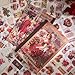 Vintage Stickers for Scrapbooking, Junk Journal - 24 Sheets Washi Sticker, Victorian Journal Stickers Book for Women, Self-Adhesive Scrapbook & Junk Journal Supplies (Red)