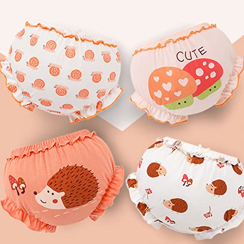 Roupa íntima infantil infantil para bebês meninas e meninos com estampa de letras, shorts de algodão