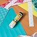 UHU Colored All Purpose Glue Stick 12-Pack Blue Applies & Dries Clear, 1.41oz - Non-Toxic, Washable. Permanent Strong Bond, Solvent-Free with Screw Cap,
