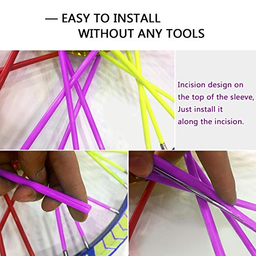 36pcs Wheel Rim Spoke Protector Cerchi Skins