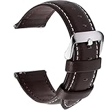 【Reloj Inteligente】 El ancho adecuado para los relojes inteligentes más populares: use barras de resorte de 22 mm - Moto 360 2 (2nd Gen, 46mm 2015); Huawei Watch 2 Classic; LG G Watch W100/Urbane W150/R W110; Samsung Gear 2 R380/R381/R382; Samsung Gear S3 Classic/Frontier; Pebble Time/Pebble Time Steel/Classic; Asus ZenWatch 2 1.63" WI501Q; Seiko SKX007; Vostok Amphibian; Casio MDV106; Q Founder/Q Grant/Hybrid/Marshal/Wander.