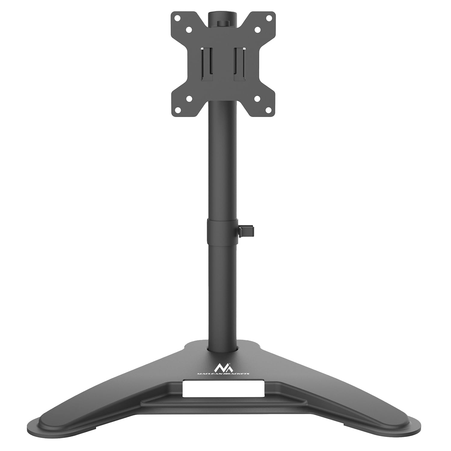 Maclean Supporto da scrivania per Monitor, TV max VESA 100x100, Rotazione 360°, Inlinazione, per Diagonale 13-27", 8kg, MC-987