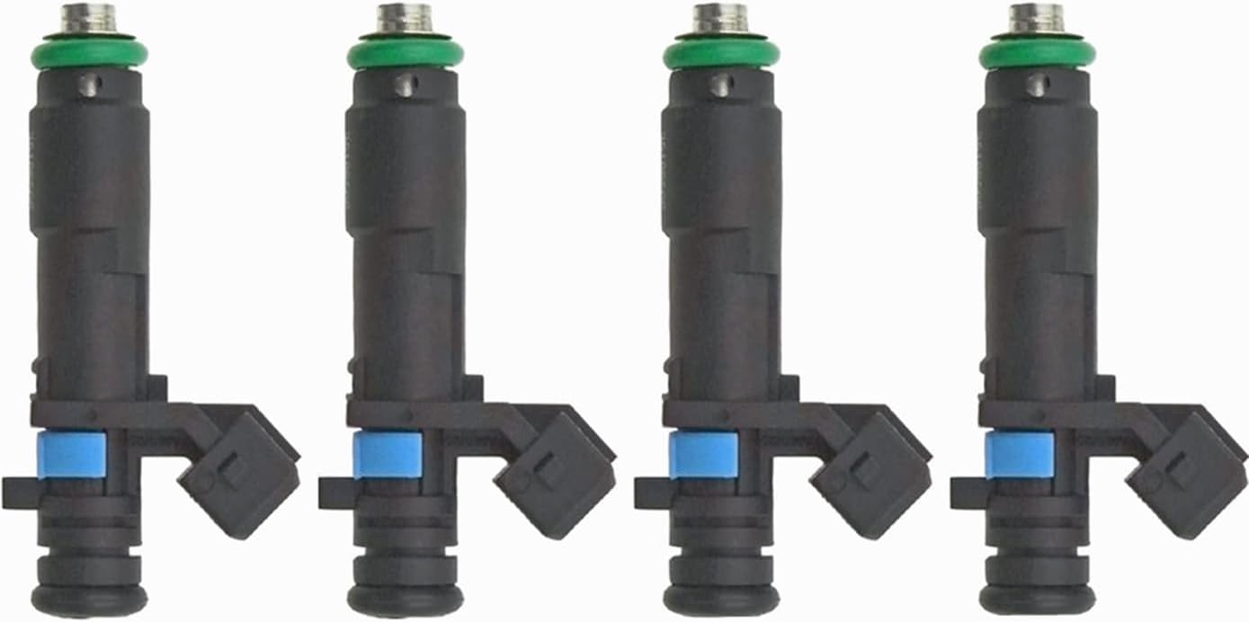 Set of 4PCS Fuel Injectors Replacement For Chevrolet Spark 2012, Spark Classic 2016-2017, Beat 2018-2020, 1.2L, Replace OE# 25186566, 25194429,8047F13144,C111032 INJ675
