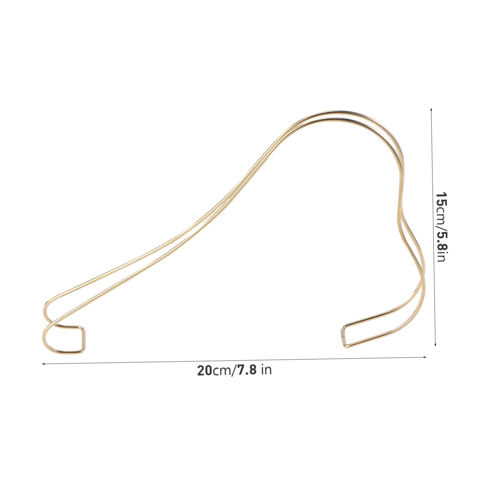 Cabilock Elegant High Heels Display Shelf 2 Pack Shoe Display Stand Stainless Steel Suitable for Shop Home Hotel