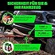 Rhino USA Kinetisches Seil Bergungssatz 13,000kg (2.2cm x 9m) - Schwerlast Offroad Schnappriemen - Abschleppseil elastisch Bergeseil - Set enthält 2 weiche Schäkel für LKW Auto Traktor - Rot