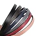 Xiwstar Skinny Leather Covered Twist Headband Hair Bows Hair Loop Clasp Glitter Party Hairbands for Women and Girls (Solid Wide - 6pcs)