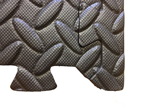 25 x Charcoal Interlocking Jigsaw Floor EVA Foam Mats (9 sqm)