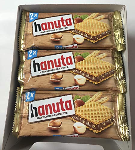 Ferrero Hanuta Wafers With Hazelnut Cream, 18X 2Pcs (36Pcs) #TOP1