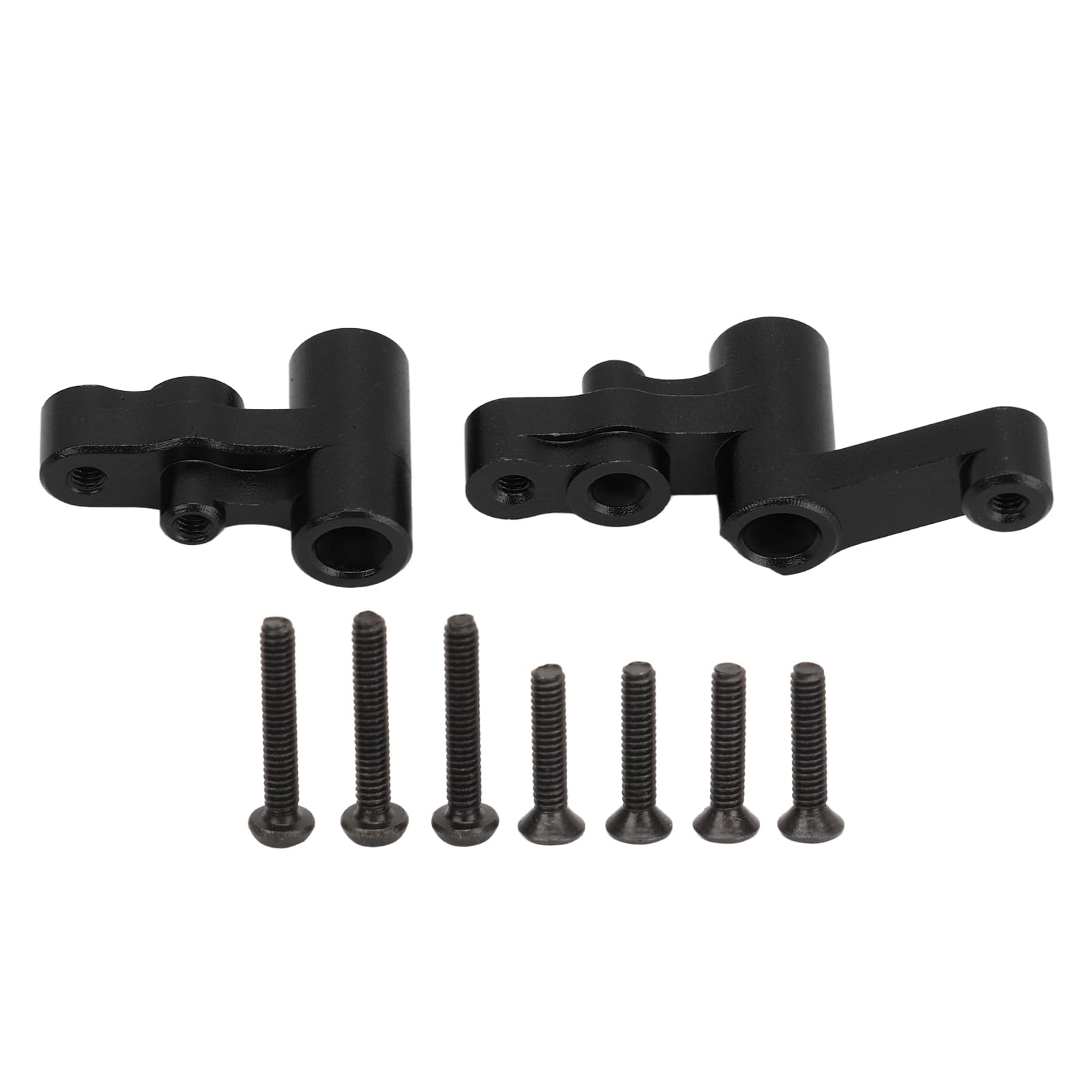 RC Steering Drive Unit Upgrade Aluminum Alloy Spare Parts for MJX 14210 14209 1/14 Remote Control Vehicle, RC Car Steering Unit, Enhanced Durability and Precision Control with 2.4G (Black)