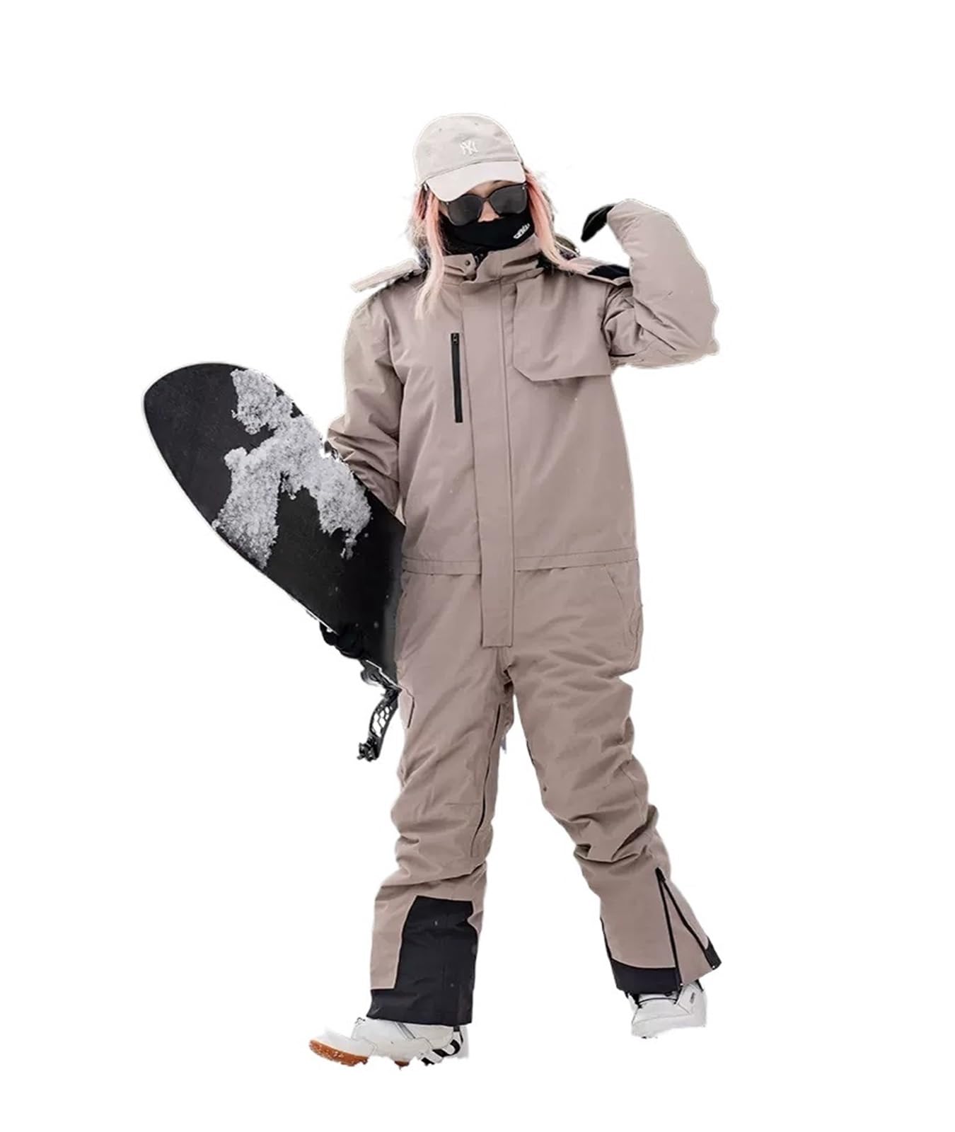 Traje De Nieve Traje de esquí una pieza impermeable y transpirable Snowboard ropa trabajo invierno pantalones chaqueta mujeres hombres nieve traje