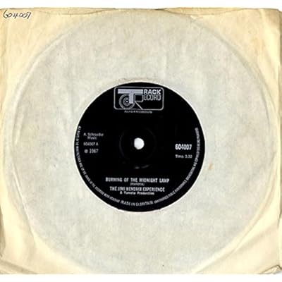 BURNING OF THE MIDNIGHT LAMP 7 INCH (7" VINYL 45) UK TRACK 1967