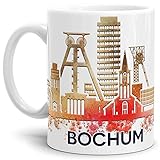 Tassendruck Bochum-Tasse Skyline - Kaffeetasse/Mug/Cup - Qualität Made in Germany