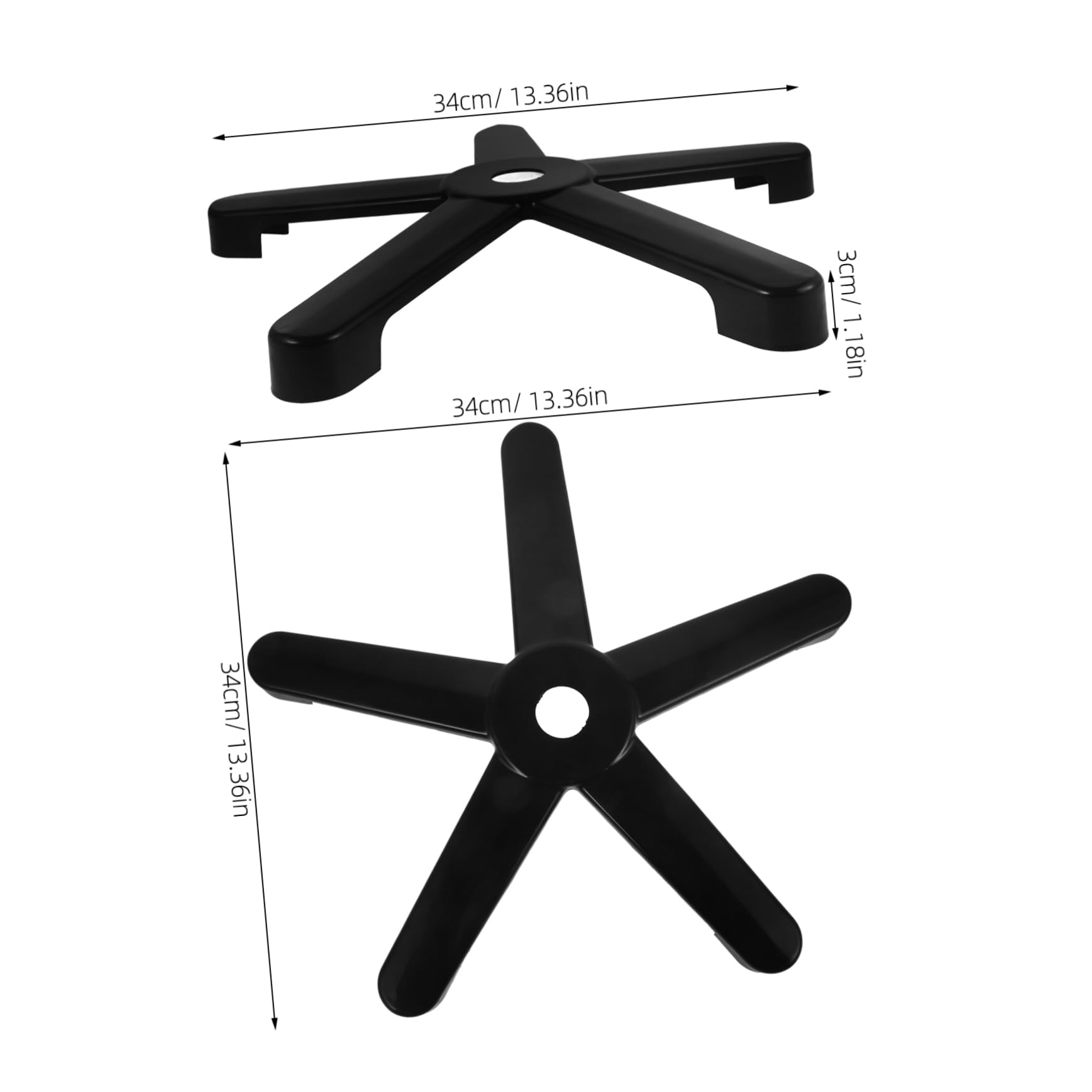 PRETYZOOM Foldable Iv Stand Base Cap Holder Base Cover Wheel Protector Scientific Product