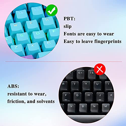 Image of Keycaps 60 Percent 104 Backlit PBT Key Cap Set for 60% Gaming Keyboard MX Switches(Shen2)