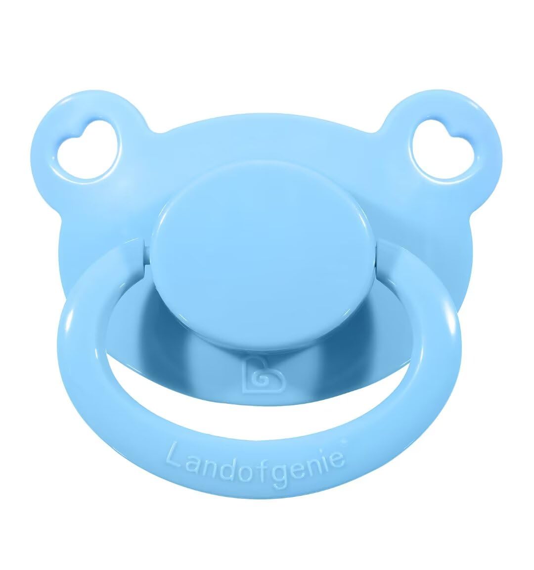 Landofgenie Adult Size Large Shield Pacifiers Bear Shaped Cutie Pacifier Blue