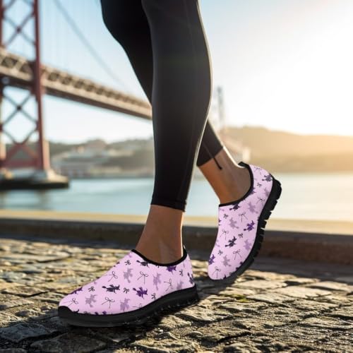 Image of Womens Slip On Walking Shoes Non Slip Loafer Breathable Holiday Travel Shoe Lightweight Casual Low Top Sneakers SizeUS 5.5-11.5