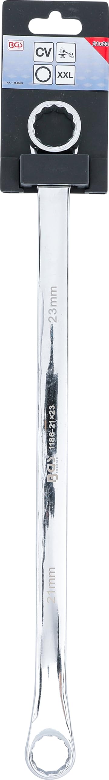BGS 1186-21x23 | Llave de estrella doble | extra plana | 21 x 23 mm