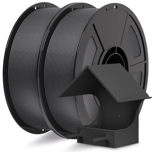 Image of IEMAI Carbon Fiber ASA Filament 1.75mm Bundle 2kg, Matte Black ASA CF 3D Printer Filament UV & Weather Resistant, High Dimensional Stability & Low Warpage for Outdoor Functional Parts