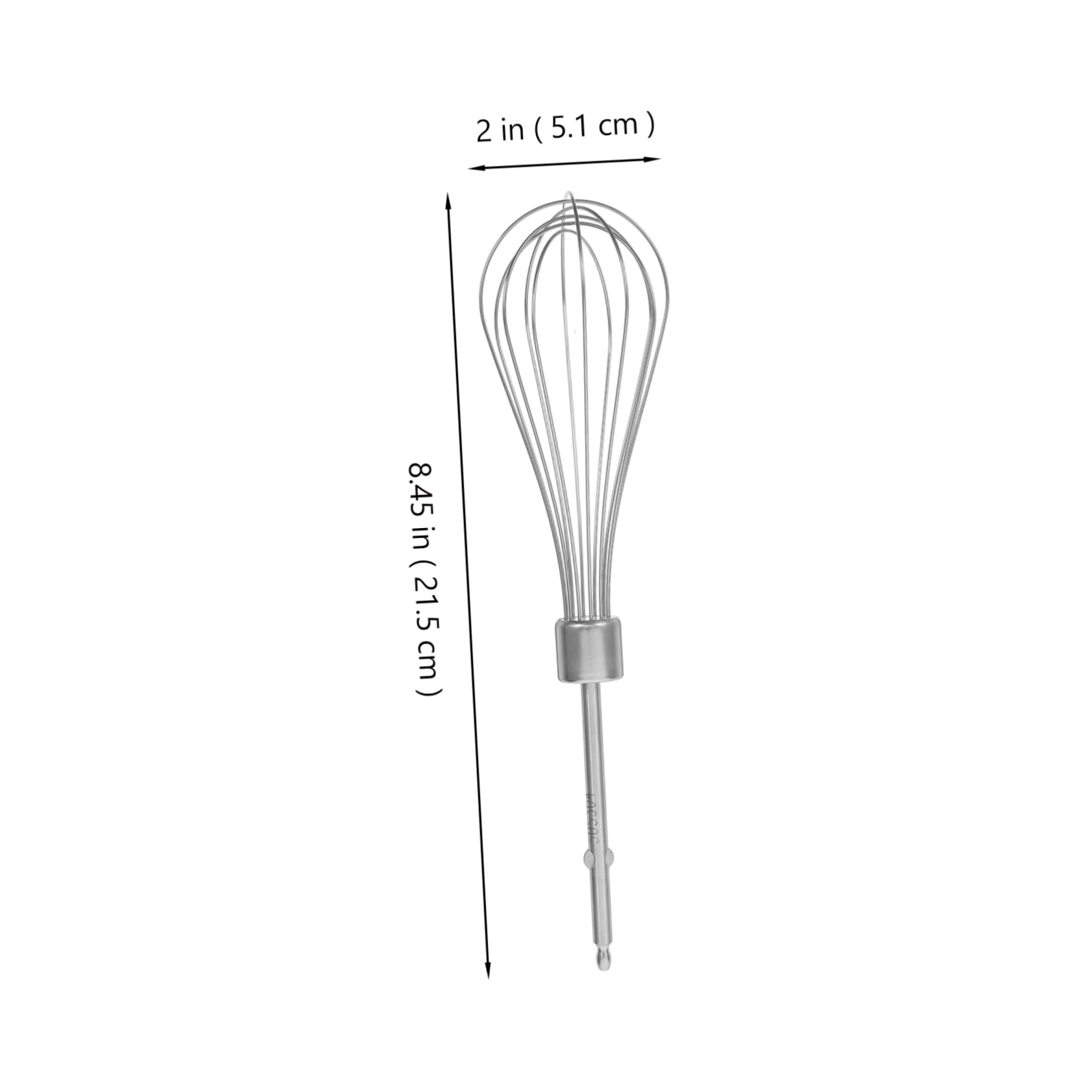 CIYODO Stainless Steel Whisk Replacement for Handheld Electric Egg Beater 12 Wire Attachment for Kitchen Whisks