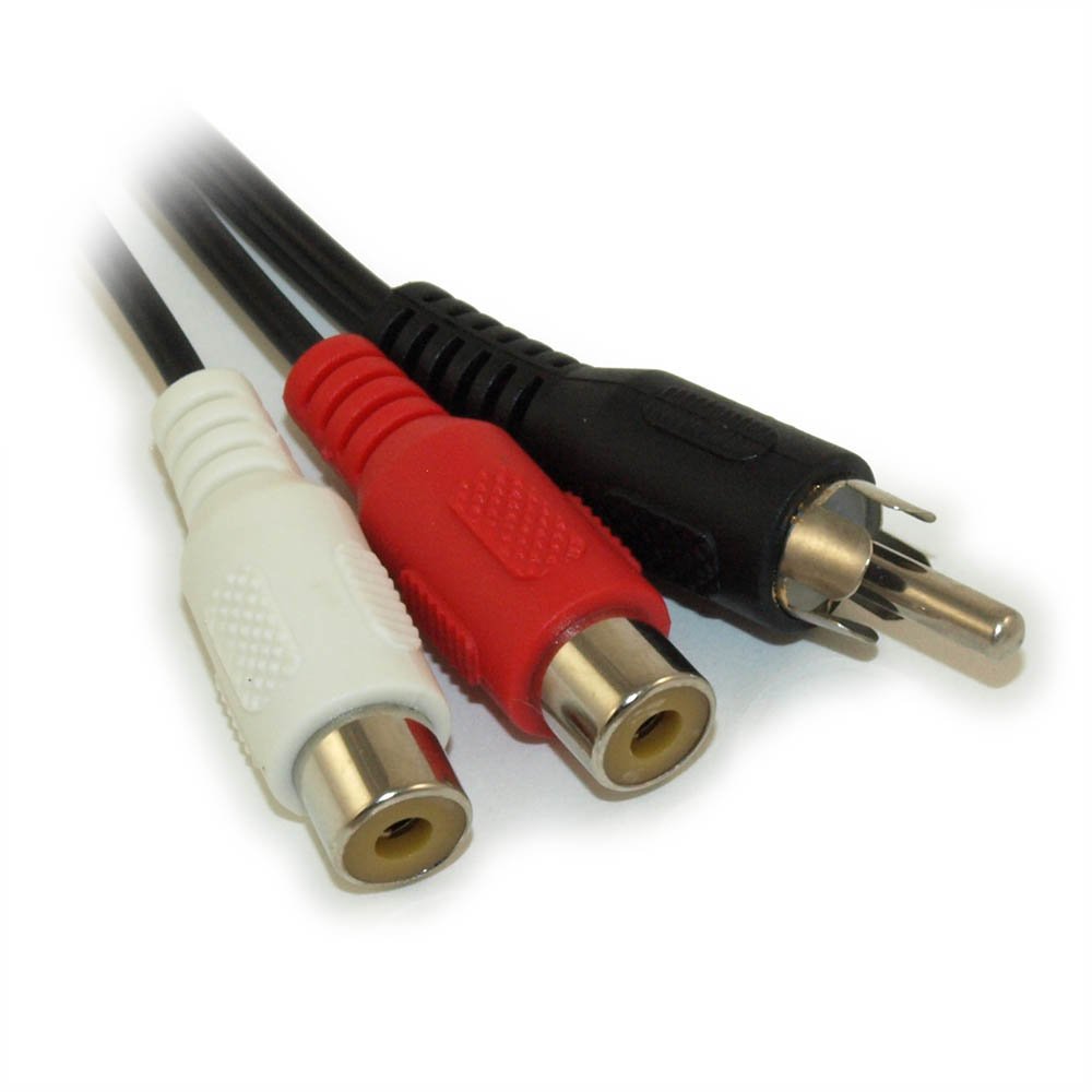 Câble adaptateur vidéo AV pour TV TCL, 3,5 mm mâle vers 3 RCA femelles