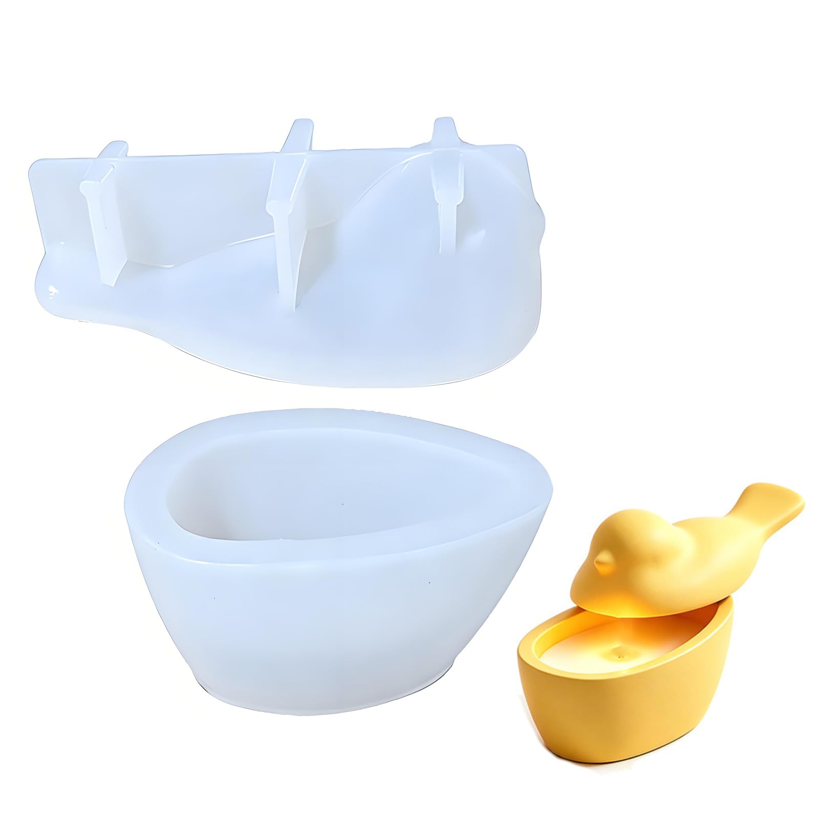Qusinfc Bird Designs Silicone for Home Decoration Projects Lovely Bird Craft