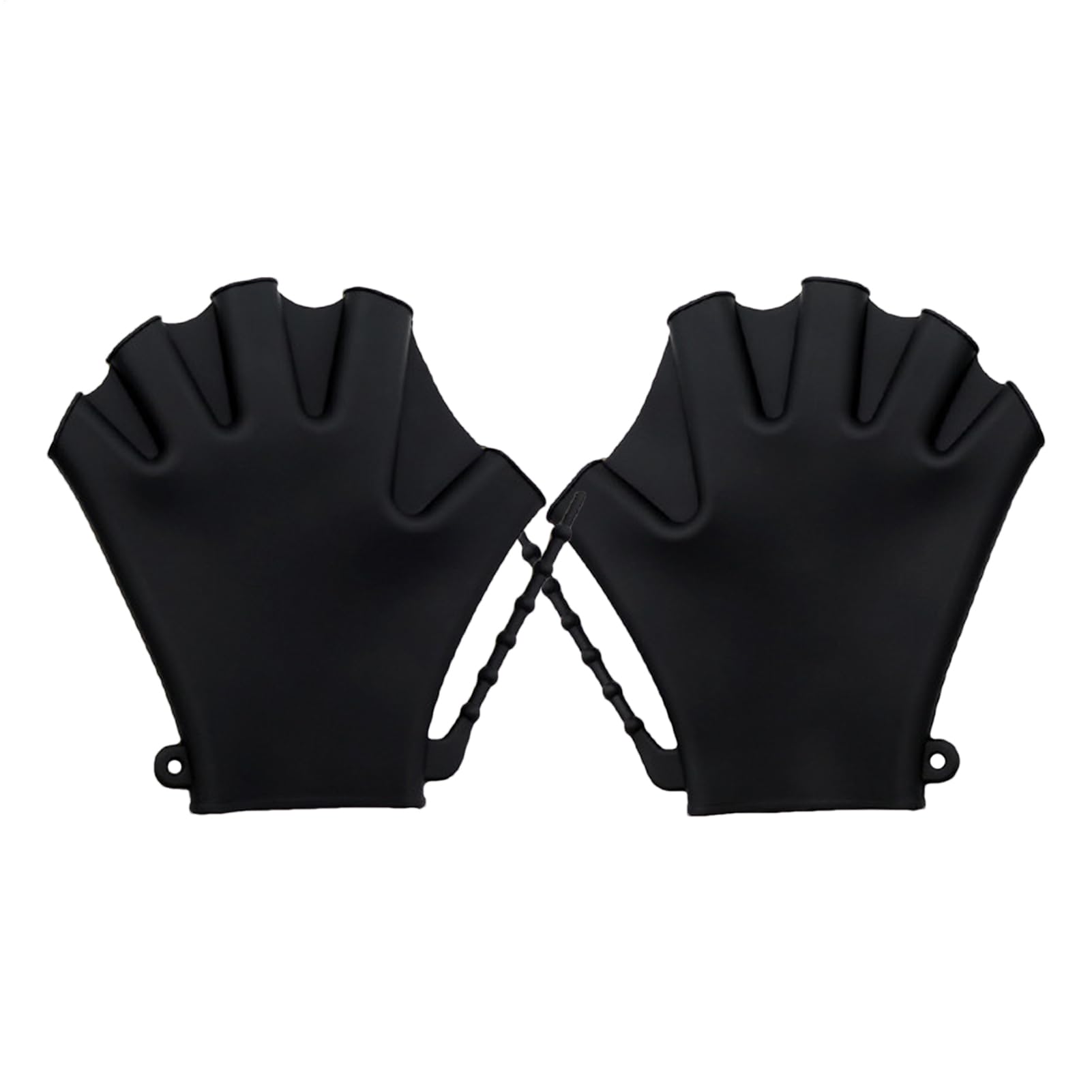 Aqua Fit Training Gloves - Webbed Swim Device, Silicone Equipment Aquatic Tool, Hands Exercise Accessory | Water Fitness for Diving Workout Sports Swimming Pool Strengthening Upper Body