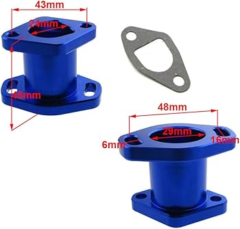 Amazon.com: TC-Motor Blue Racing Performance Intake Pipe Inlet