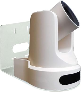 Camera Mounting Bracket Compatible with HuddleCam, Optics, Sony, AVIPAS or Lumens Camera, Small Universal Wall Mount Bracket | White Color