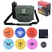 CROWN ME Disc Golf Set, Disc Golf Starter Set,Includes 1pc Bag with Water Bottle Pocket and Accessory Pocket, 2pcs Drivers, 2pcs Mid-Ranges, 2pcs Putters, 1pc Mini Disc Marker and 1pc Towel