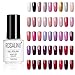 Produktbild ROSALIND Gel Nagellack UV Set Herbst Winter,Gel Nail Polish für Nagel-Design 45 pcs 7ml,Schellack Nagellack Starterset