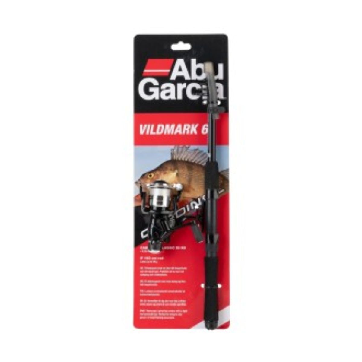 Abu Garcia Cardinal Classic Vildmark Wędkarstwo Combo, Kompaktowy Zestaw Wędki i Kołowrotka dla Wędkarzy Słodkowodnych i Lekko Słonowodnych 9ft 15-50G
