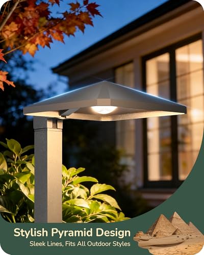 Image of EDISHINE Low Voltage Pathway Lights, LED Landscape Lighting, 4 Pack