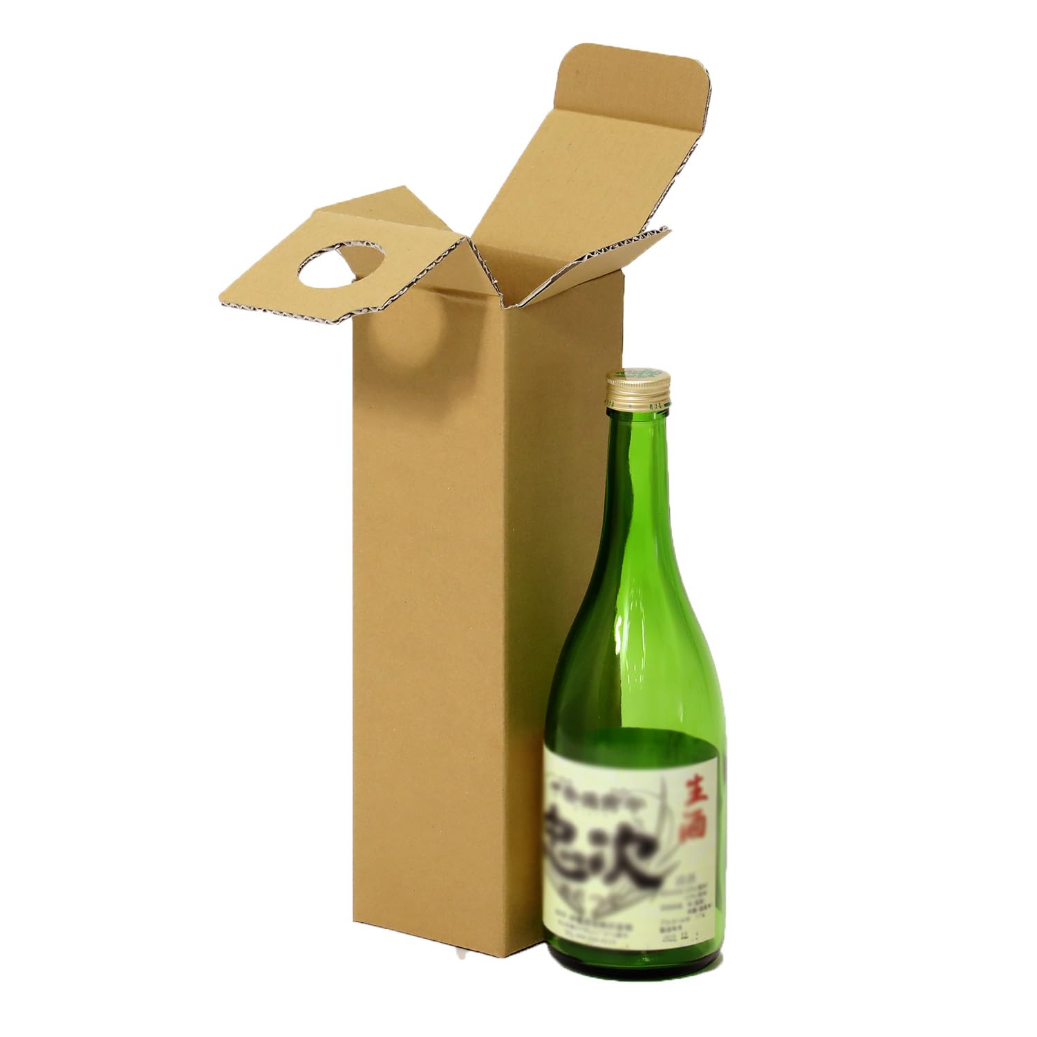 Amazon.co.jp: アースダンボール 段ボール箱 日本酒発送用 四合瓶対応