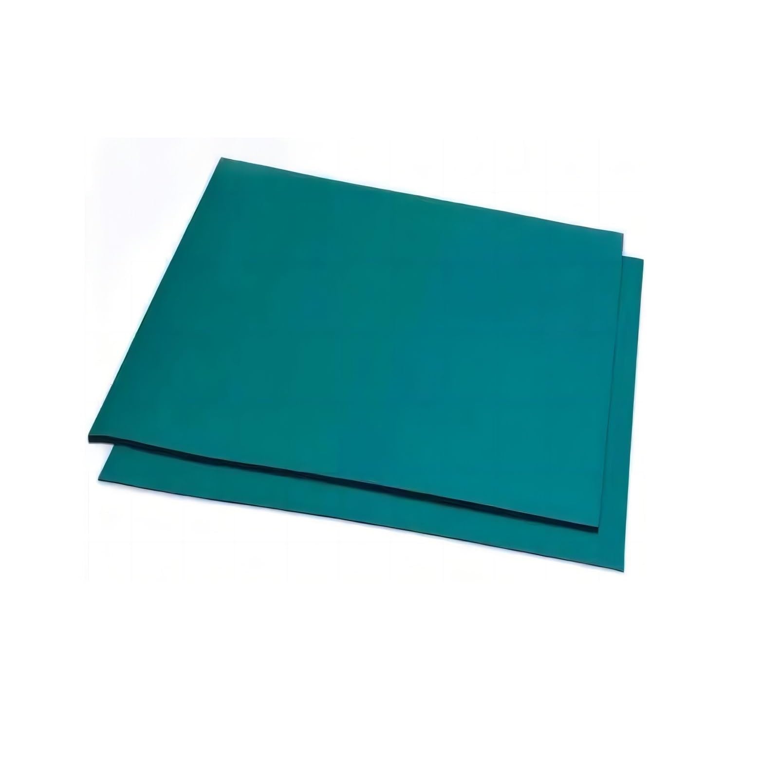 Workbench mats，Thicked ESD Silicone Soldering Mat High Temperature Antistatic Workbench Grounding Desk Pad(Grün,1.6x1.6ft)
