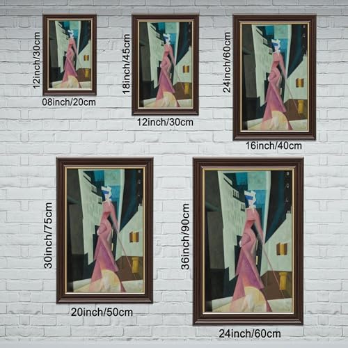 Portrait expressionniste allemand Lyonel Feininger impression sur toile - 2