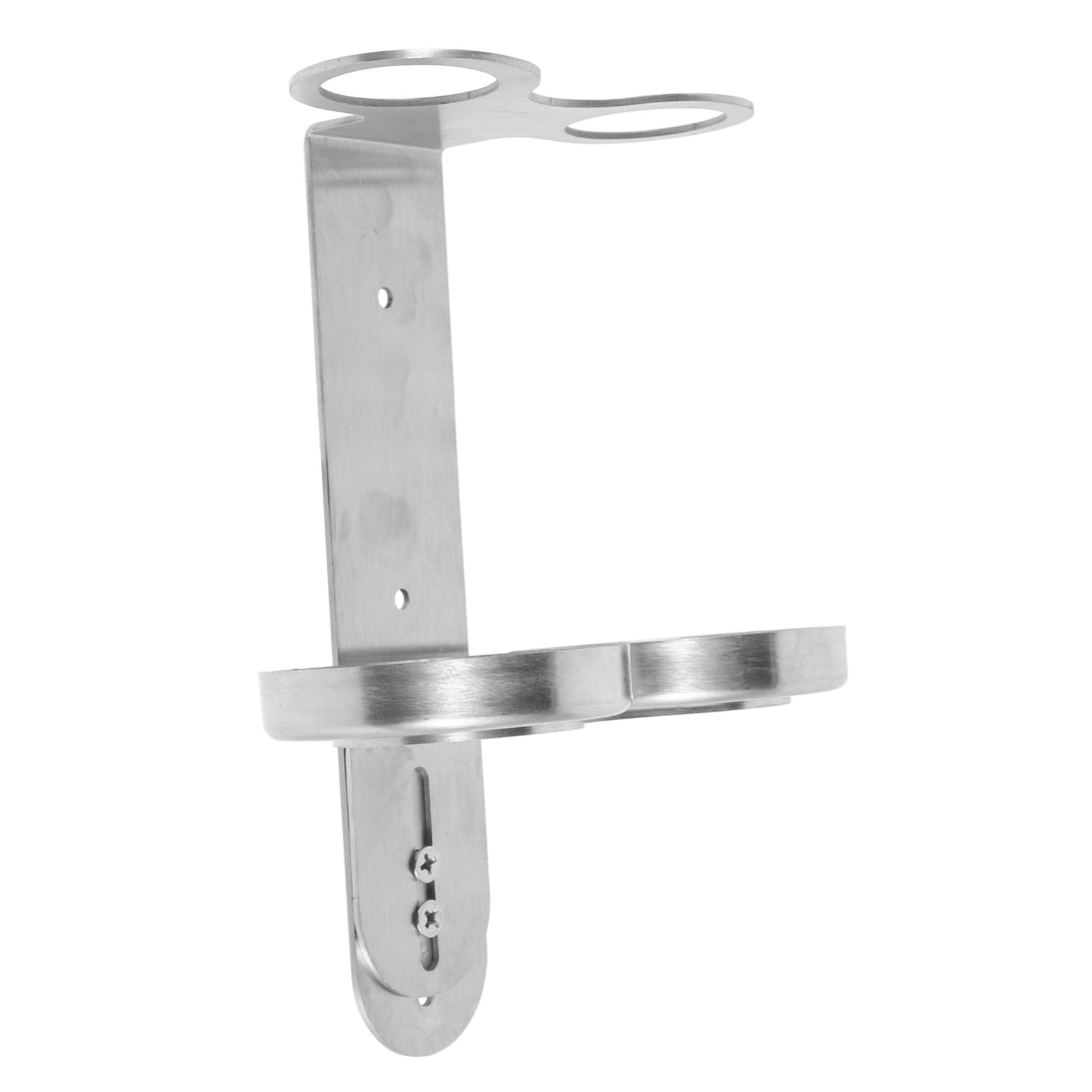 Mipcase Soporte Dispensador De Jabón Jabonera De Pared Acero Inoxidable Doble para Champú Gel Ducha Baño Cocina Instalación Sin Taladro