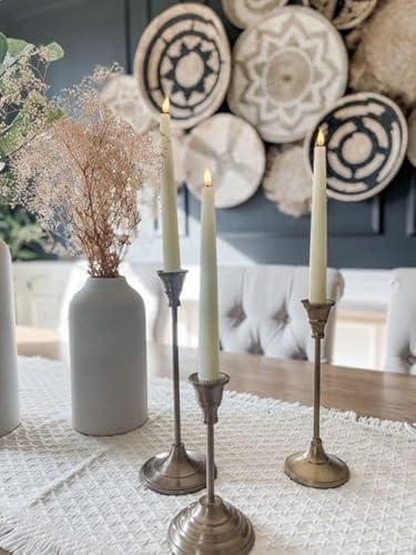 Lamplust Flameless Candles With Remote Battery Operated Flickering Flameless Candles, 9In Led Candles, Set Of 10 Taper Candles, Ivory Fake Candles For Home Decor Wedding Decorations #TOP4