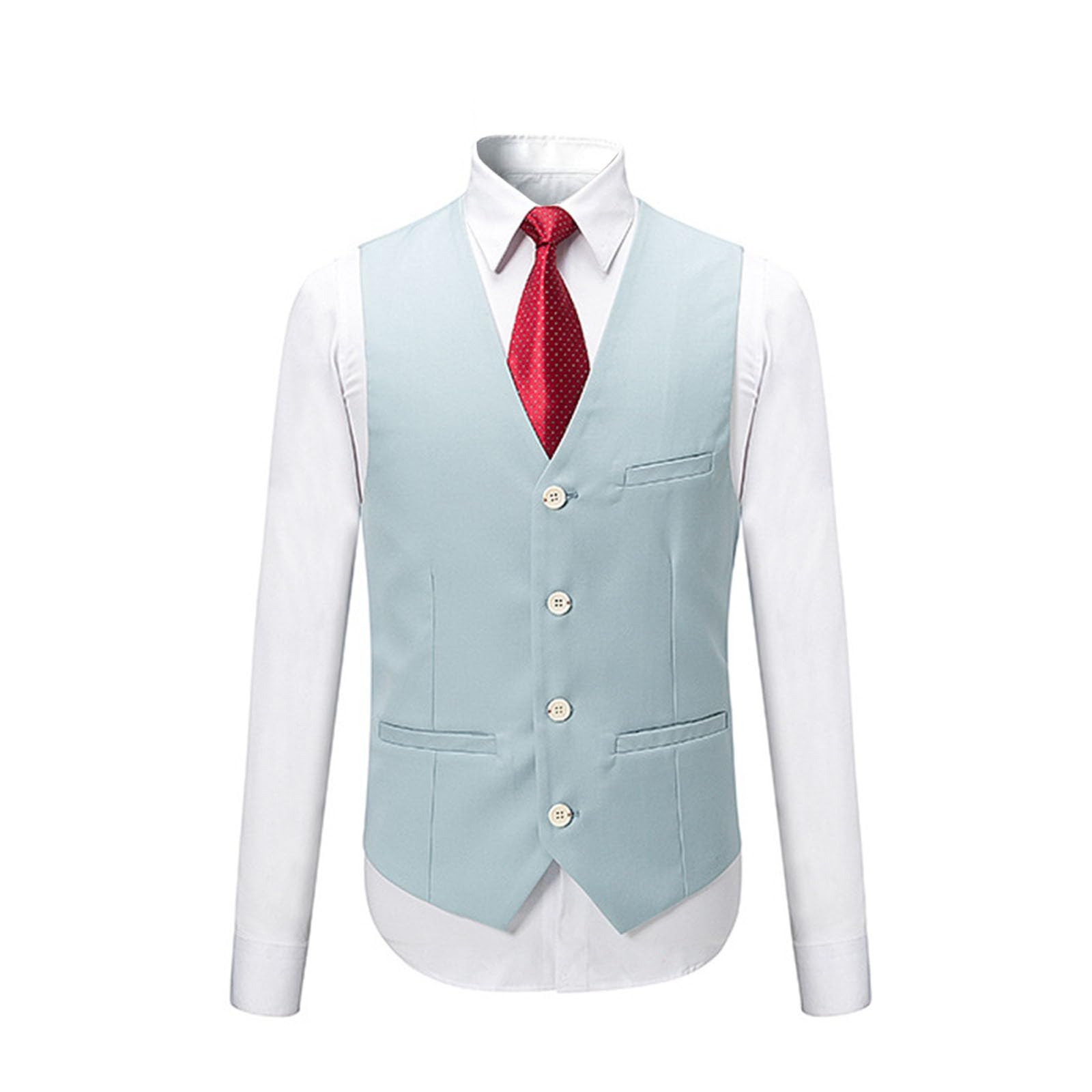 Męski garnitur slim fit jednolity kolor elegancki garnitur smokingowy męski biznesowy na formalne wesele marynarka + spodnie + kamizelka biznesowa na uroczyste kolacje z jednym guzikiem garnitur 3