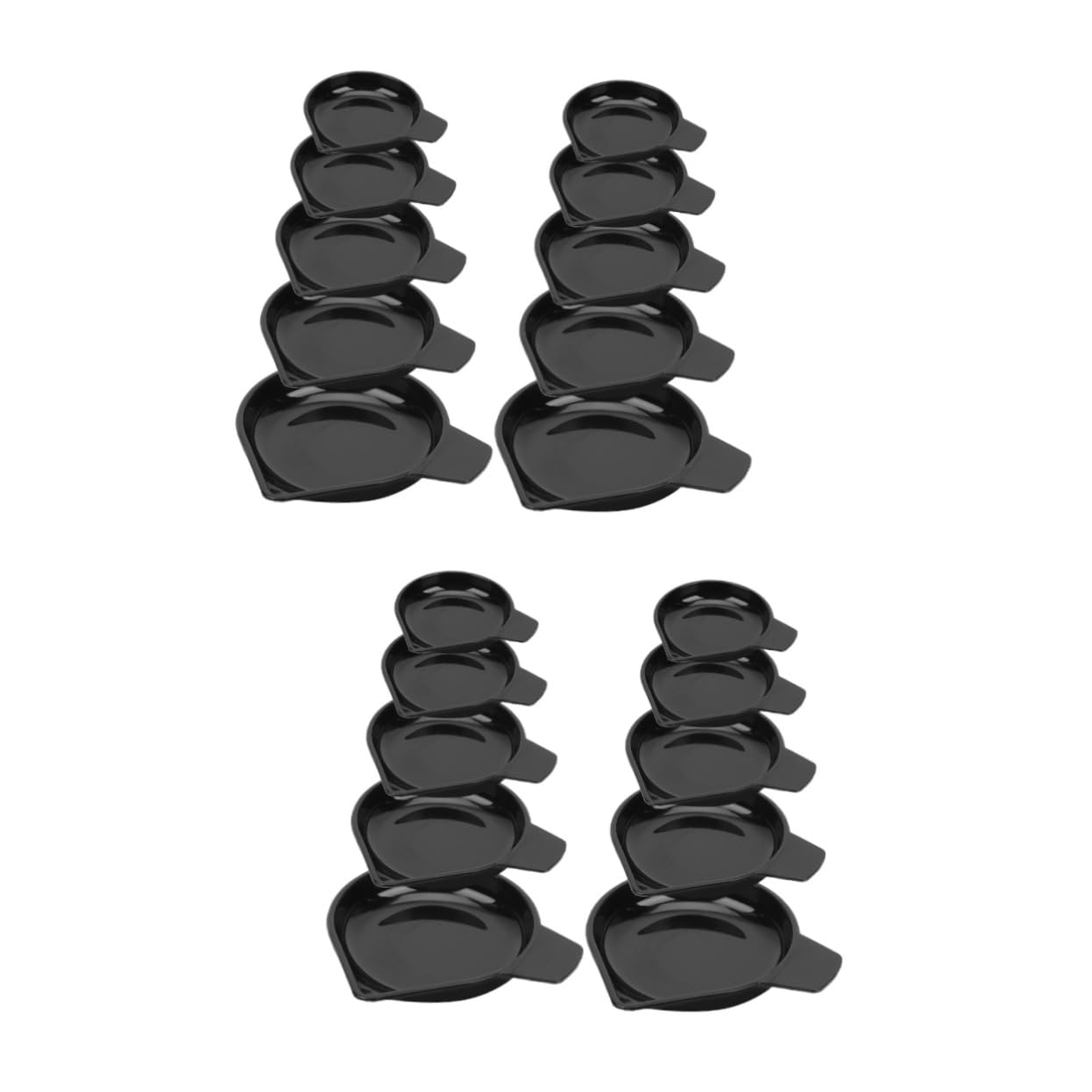 NUOBESTY 20 Stk Diamant Waagschale Zubehörfach Lebensmittelwaagen kitchen scale küchenwaagen Waagschalen für Waagen Wiegeschale für Schmuck elektronische Waage Düse Wiegen Sie die Pfanne pp