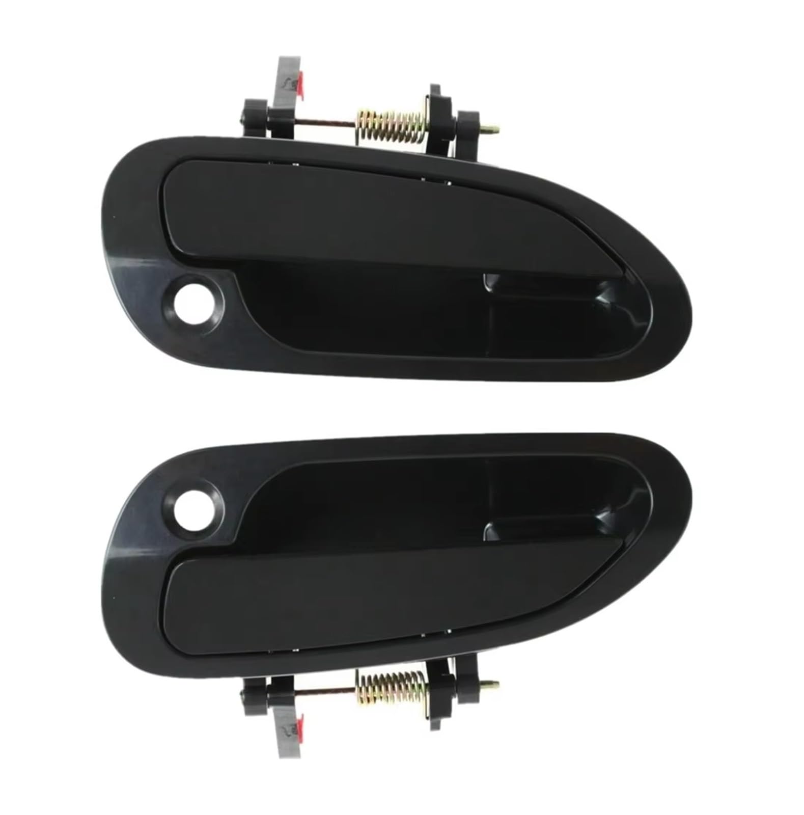 Zjyzyq Black 1Pc Car Sliding Outer Door Handle For Accord For Sedan 1998-2002 Front Left Or Right 1Pc Black Smooth Exterior Car Door Handle(Front Right)